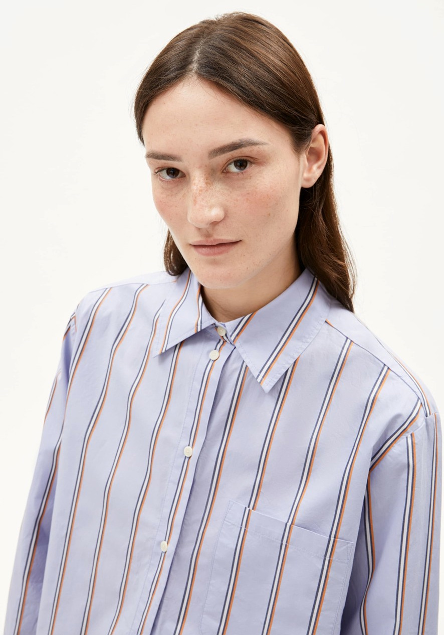 Armedangels Bluse Haliaa Striped Heather