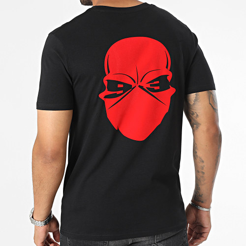 Tee Shirt Logo Velvet Noir Rouge