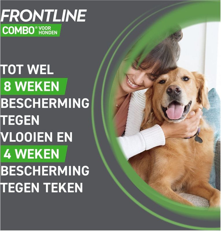 Frontline Combo - Anti Vlooien- en Tekenmiddel - XL - 40-60kg - 6st