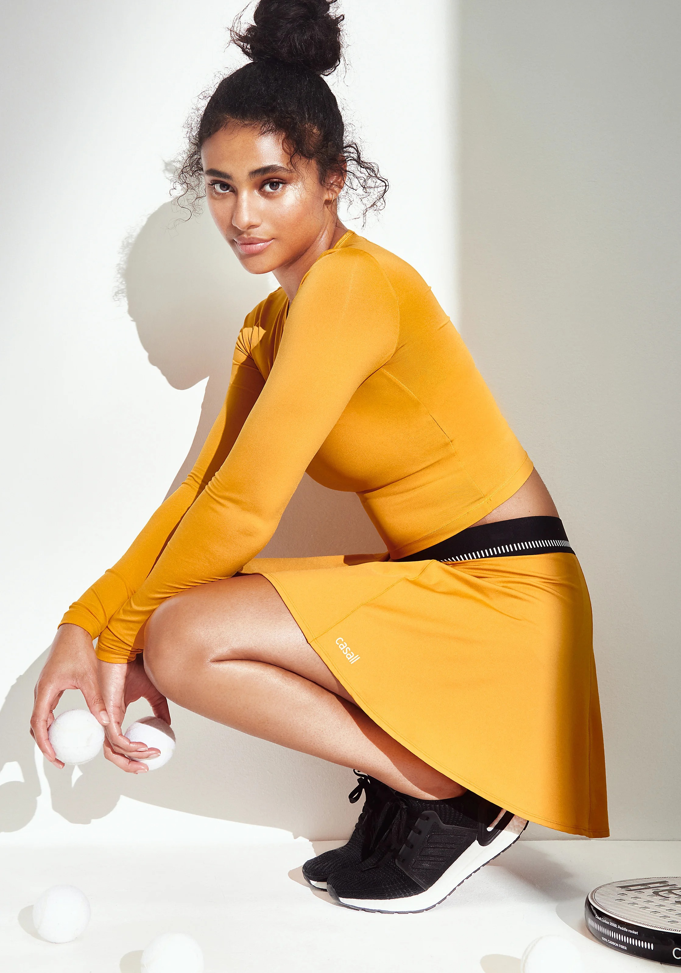 Court Elastic Skirt Sunset Yellow