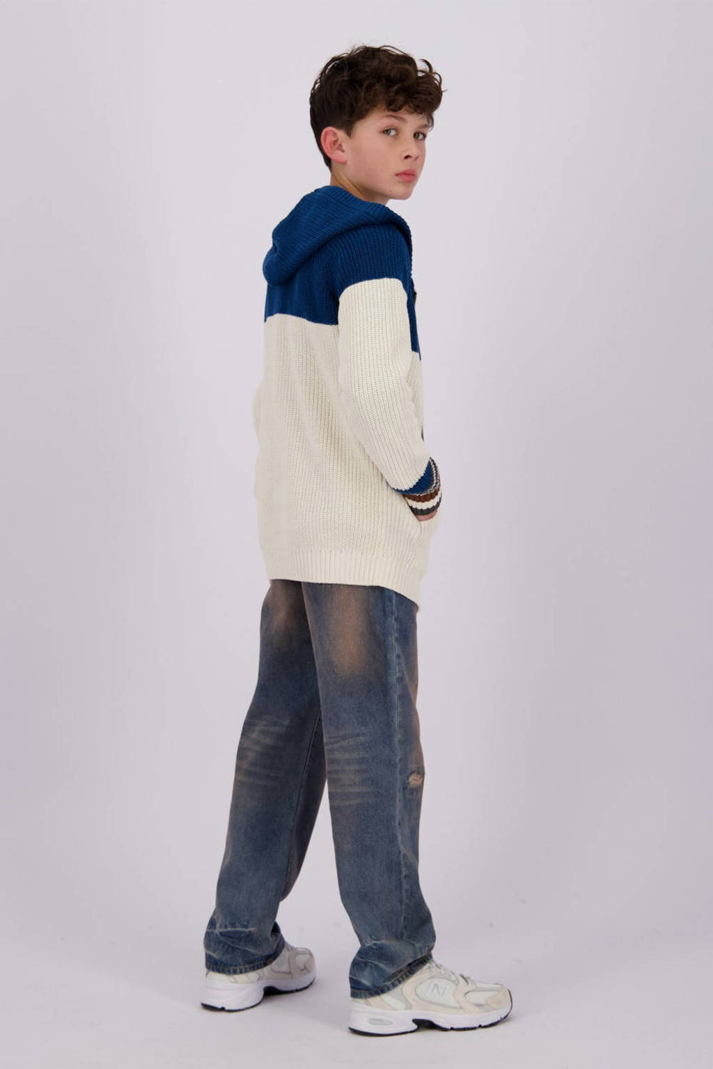 Vingino loose fit jeans Gino tinted mid blue