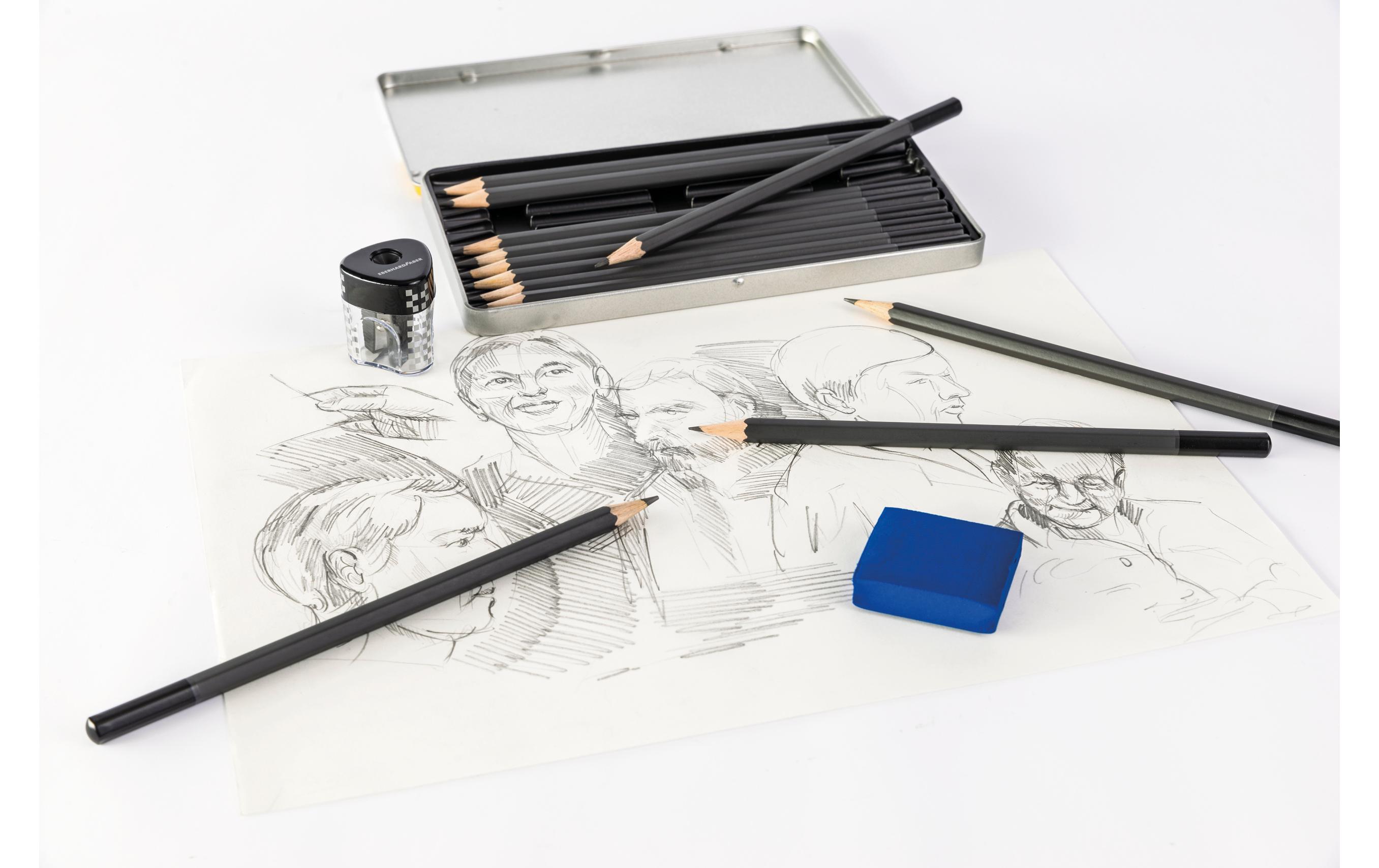 Bleistift Artist Color 16-teiligZeichenset zum Schreiben, Zeichnen und Skizzieren