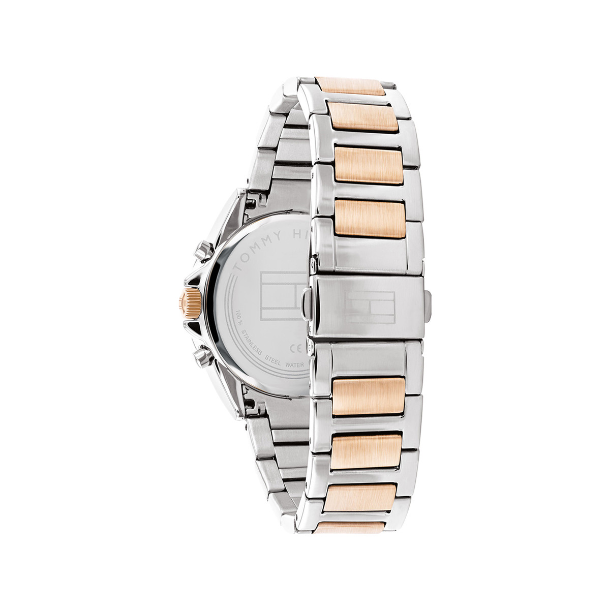 Montre Tommy Hilfiger femme acier bicolore rose