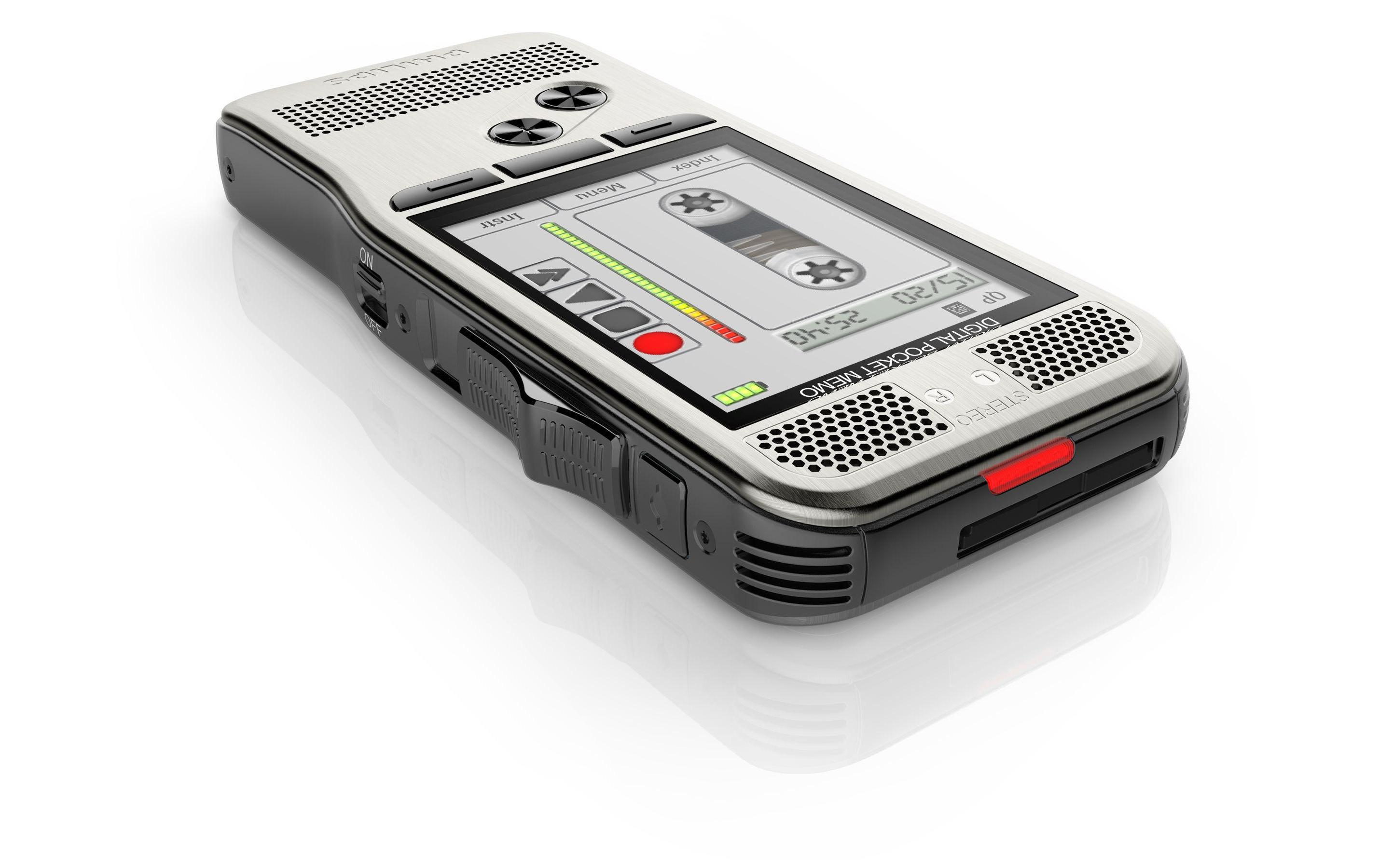 Diktiergerät Digital Pocket Memo DPM7200<br>Digitales Diktiergerät mit konfigurierbarem 4-Positions-Schiebeschalter