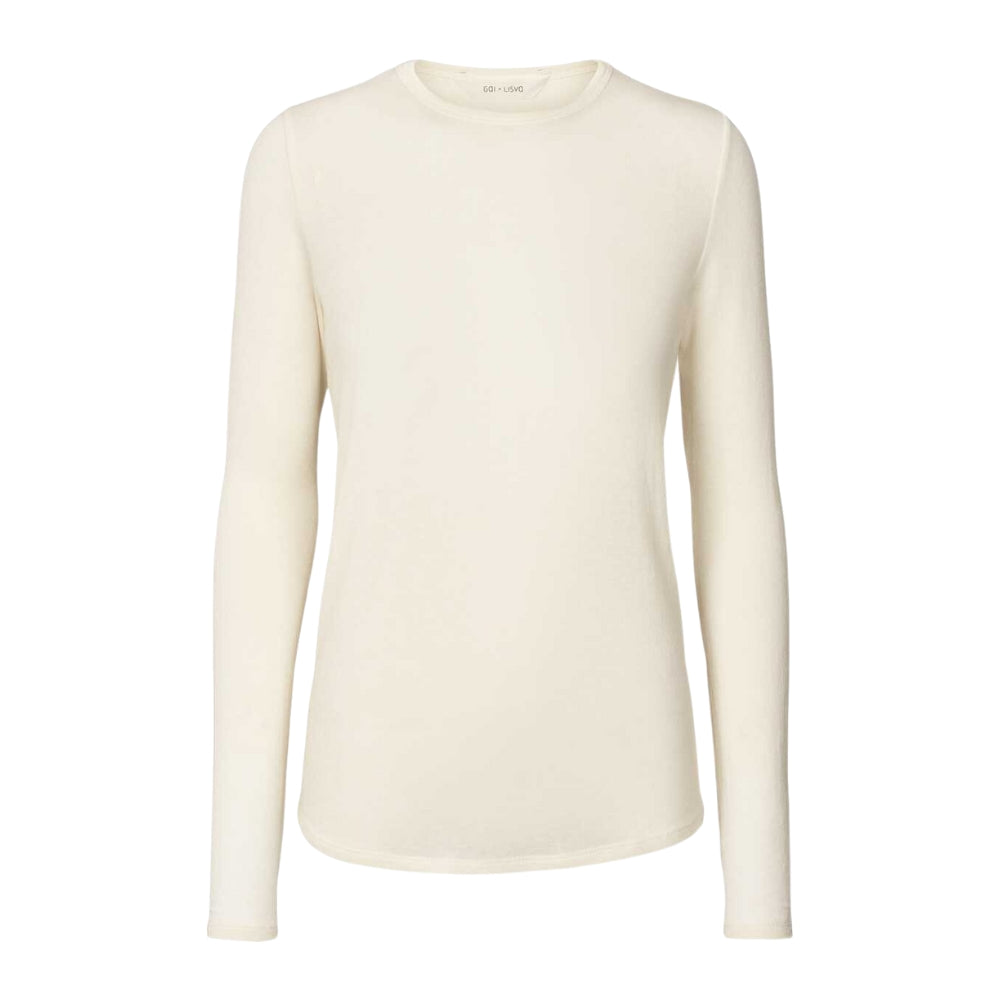 Gai+Lisva  Thyra Wool langærmet t-shirt - Off White