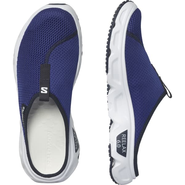 Sandale de récupération SALOMON REELAX SLIDE 6.0 CLEMATIS BLUE/WHITE/DARK SAPPHIRE