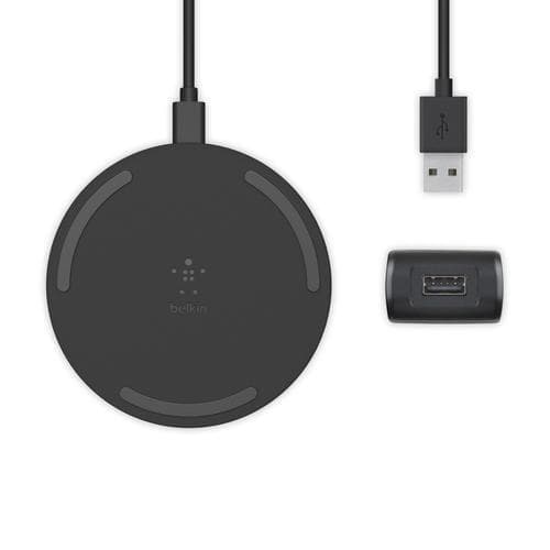 Belkin WIA001BTBK, Udendørs, Strøm, Trådløs opladning, 1,2 m, Sort