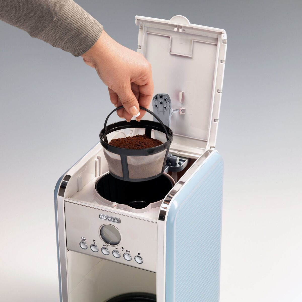 Kaffemaskin, Blå