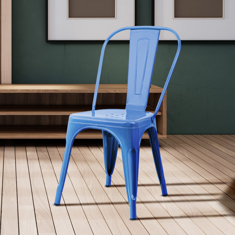 Chaise 'Bistrot ' bleue
