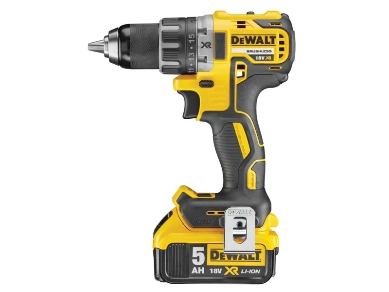 DeWALT DCD791P2 - Bor/driver - ledningfri - 2-hastigheders - nøgleløs borepatron 13 mm - 70 N·m - 2 batterier - 18 V