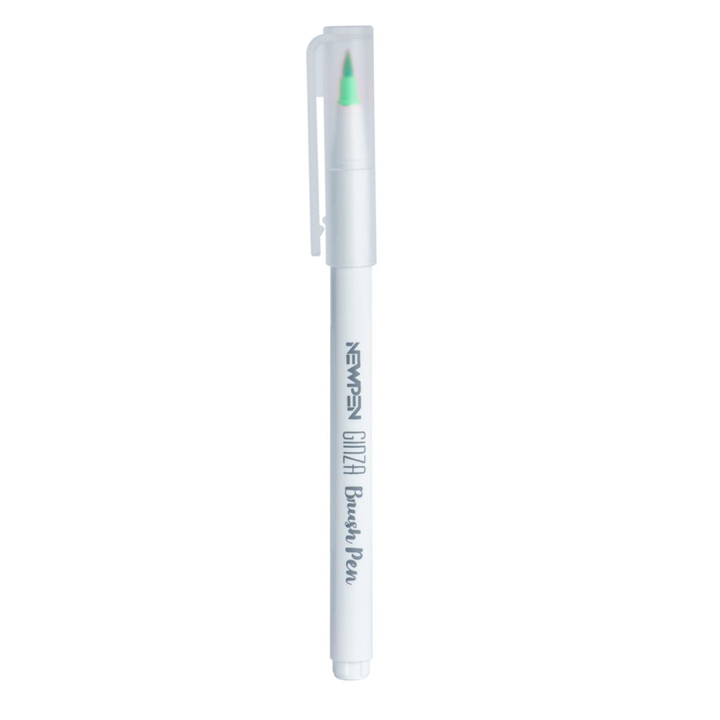 Marcador Ginza Pro Brush Pen Verde Newpen