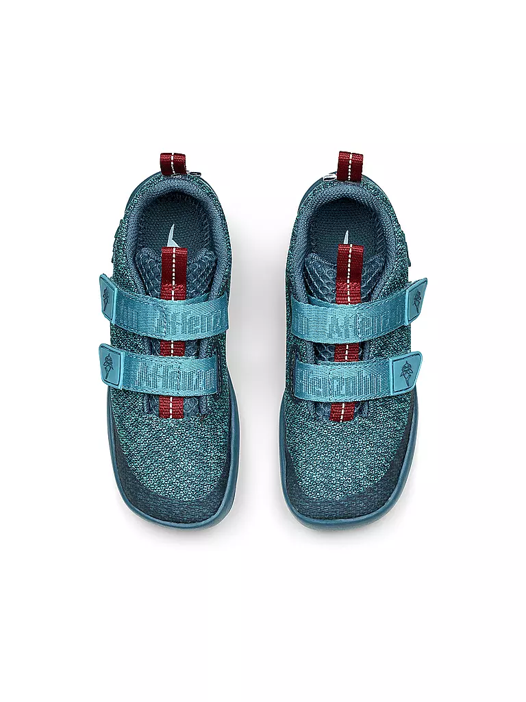 AFFENZAHN Kinder Barfußschuhe KNIT HAPPY Hai blau