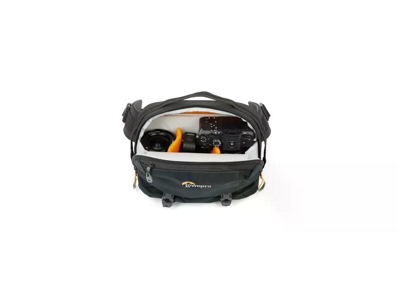 Lowepro Kamera-Tasche Trekker Lite SLX 120 Schwarz Fototasche für unterwegs aus recycelten Materialien