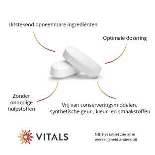 Vitals Elke Dag Platinum Tabletten 60TB
