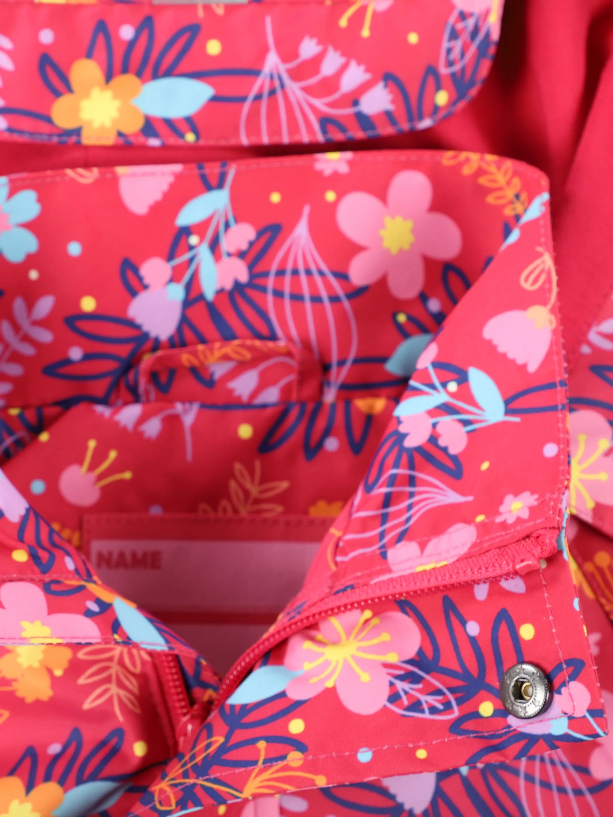 Mädchen Regenjacke mit Alloverprint