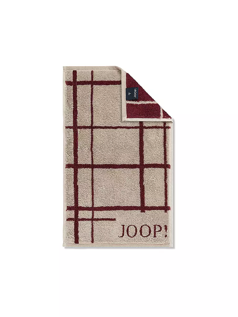 JOOP Gästetuch SELECT LAYER 30x50cm Rouge dunkelrot