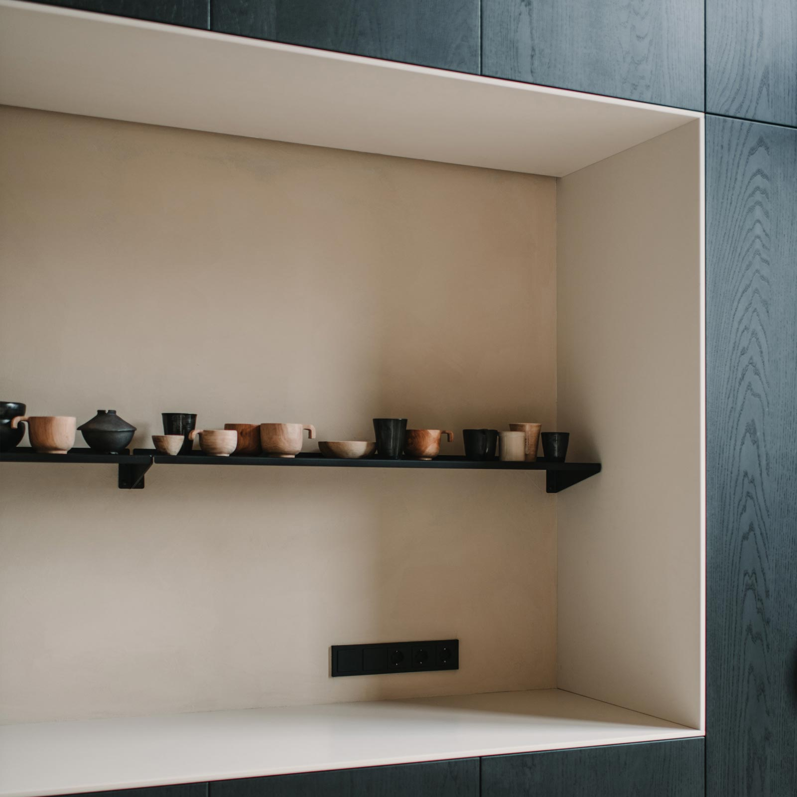 Wandplank °01 | 60 cm Black