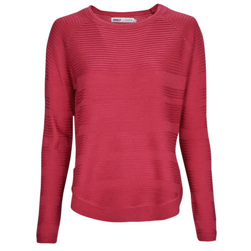 Only - ONLCAVIAR L/S PULLOVER KNT - Rouge