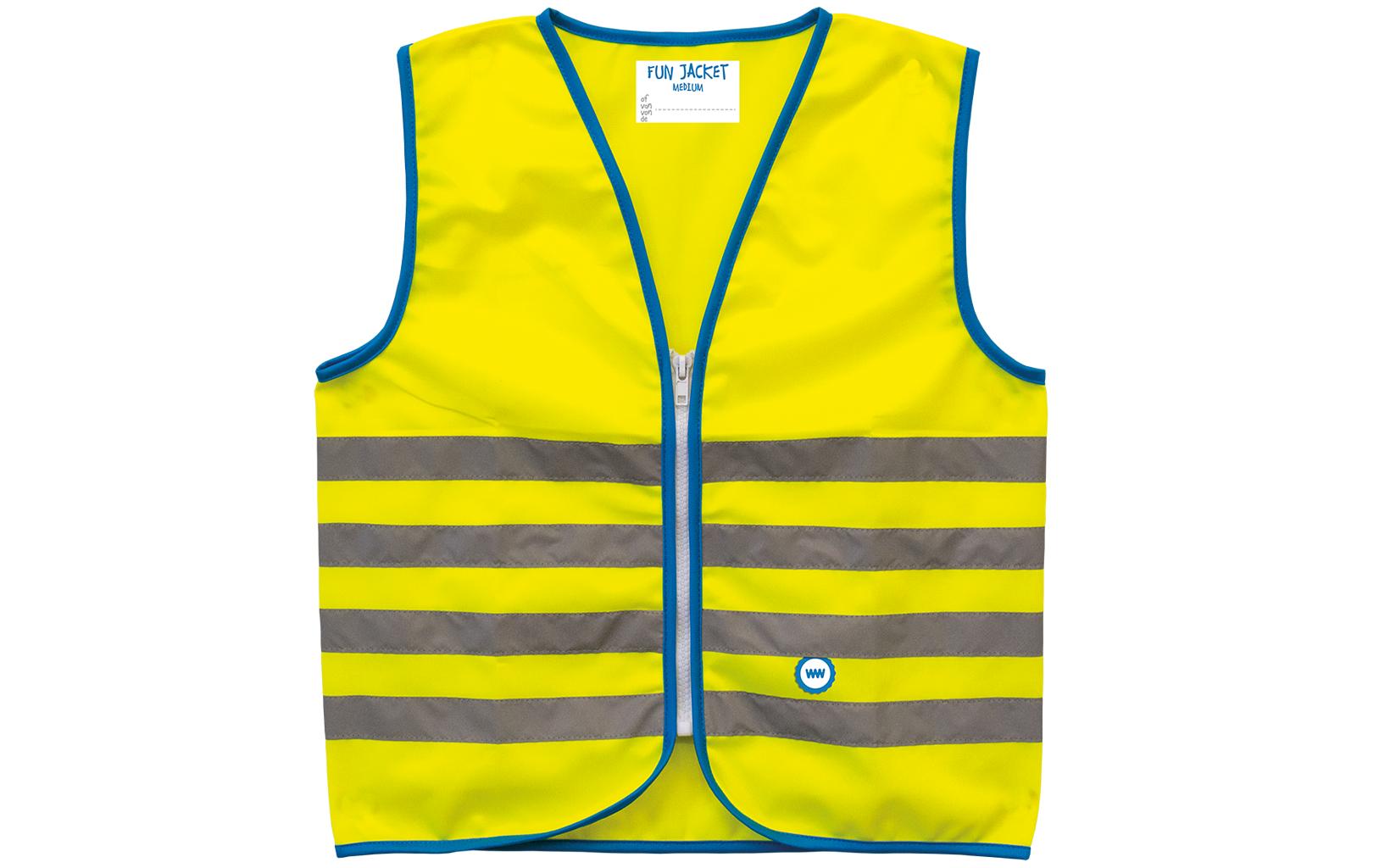 Reflexweste Fun Jacket L, GelbSicherheitsweste für Kinder