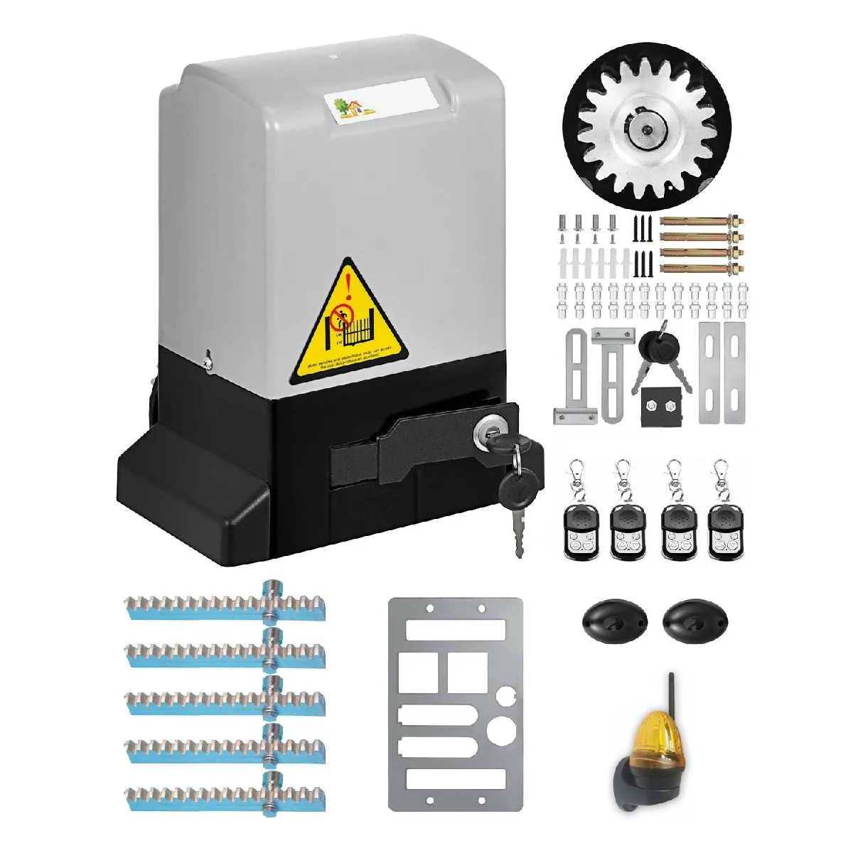 Ouvre-Porte Motorisation Coulissant 370W