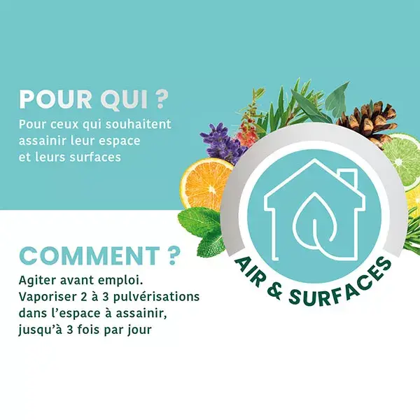 Santarome - Spray Assainissant Bio 20 Huiles Essentielles - spray 100 ml