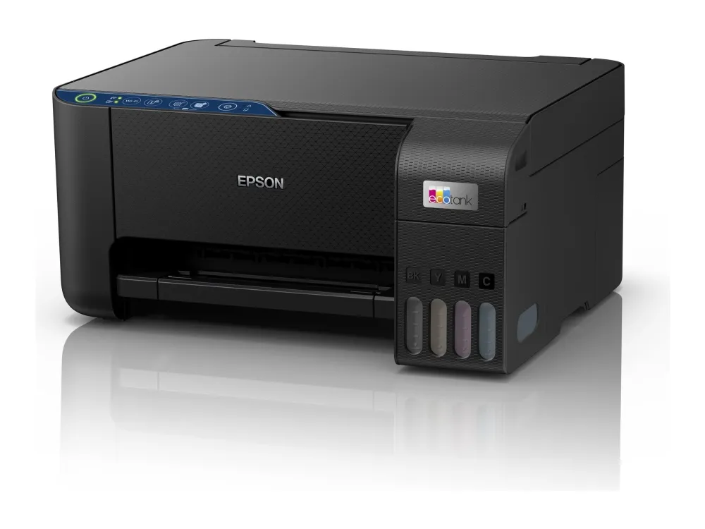 Epson EcoTank ET-2861 - Multifunktionsprinter - farve - blækprinter - ITS - A4 (medie) - op til 10 spm (udskriver) - 100 ark - Wi-Fi, USB - sort