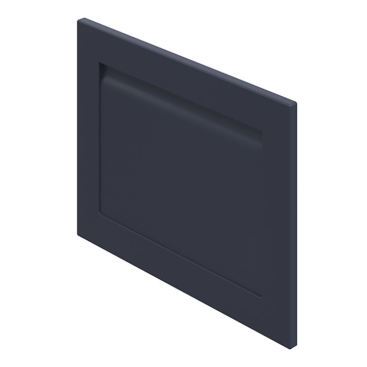 Porte de colonne de cuisine Garcinia bleu mat L. 60 cm x H. 45 cm GoodHome
