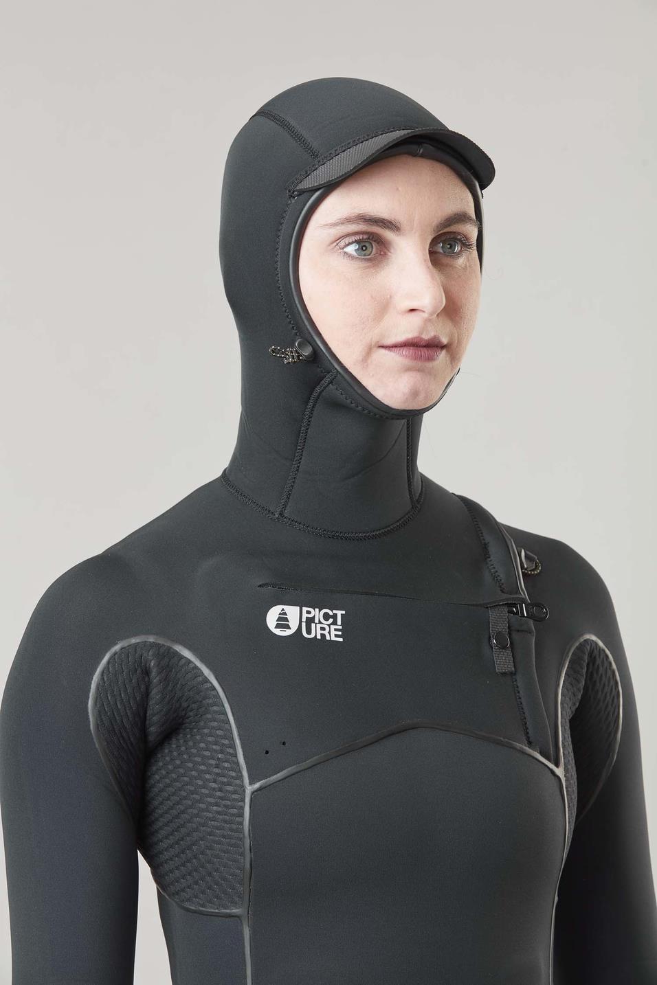 Picture DOME Women  5/4 mm Hooded / Cagoule - FRONT ZIP 6