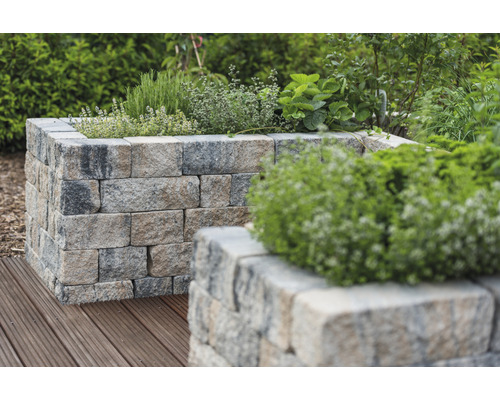 iBrixx Passion Twee schelpkalksteen wandsteen 25 x 12,5 x 12,5 cm