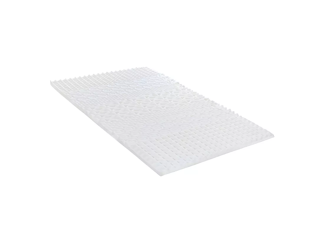 OLYMPE LITERIE | Surmatelas NUAGE 90x190 cm | Mémoire de forme & Zonage de confort
