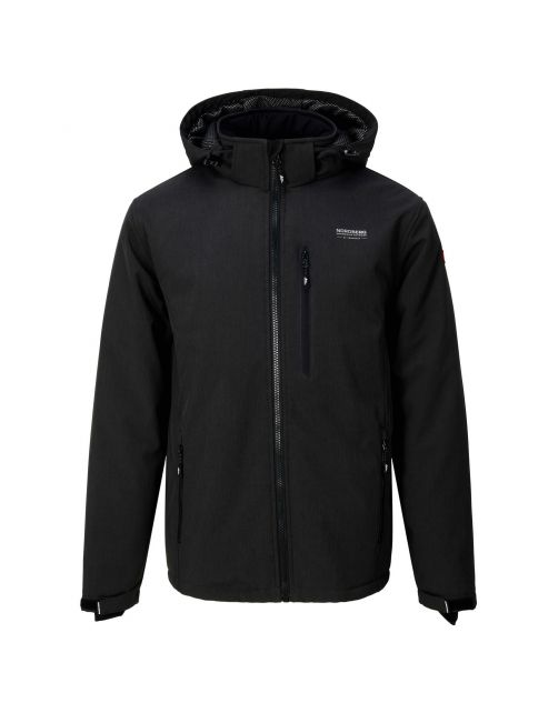 Nord Berg Padded Softshell Laser Heren Zwart - Vrijetijdskleding