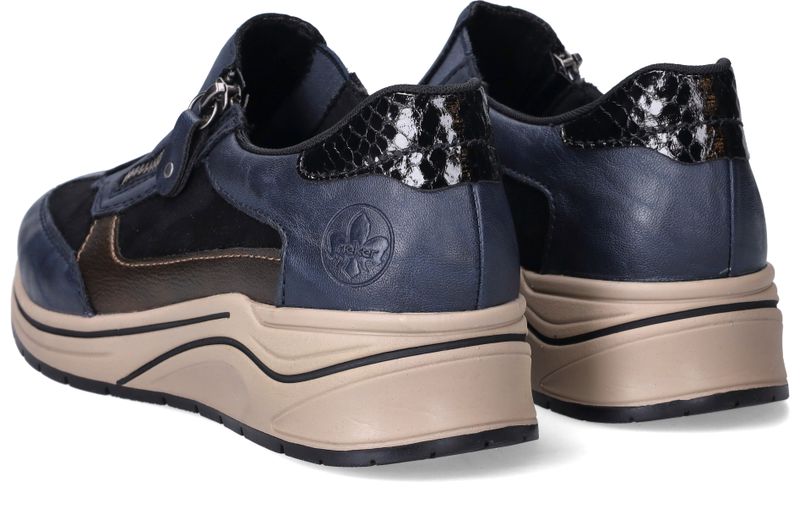 Rieker Sneakers Blauw Dames