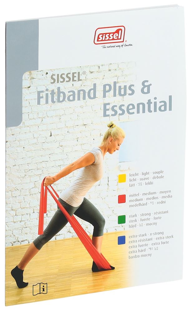 Sissel Fitband 7.5cmx2m rot mittel 1 Stk