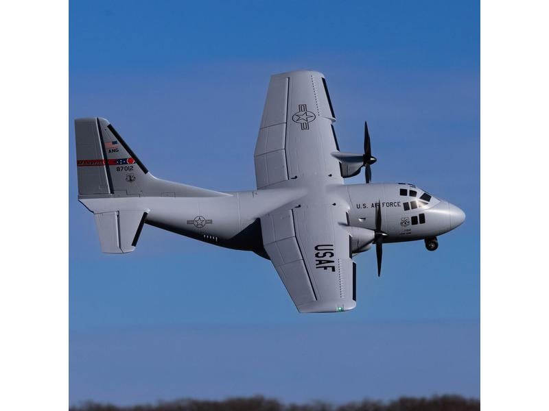 E-flite Transportflugzeug EC-1500 Twin 1.5 m BNF Basic 2-Motoriges Frachtflugzeug mit Spektrum Technik