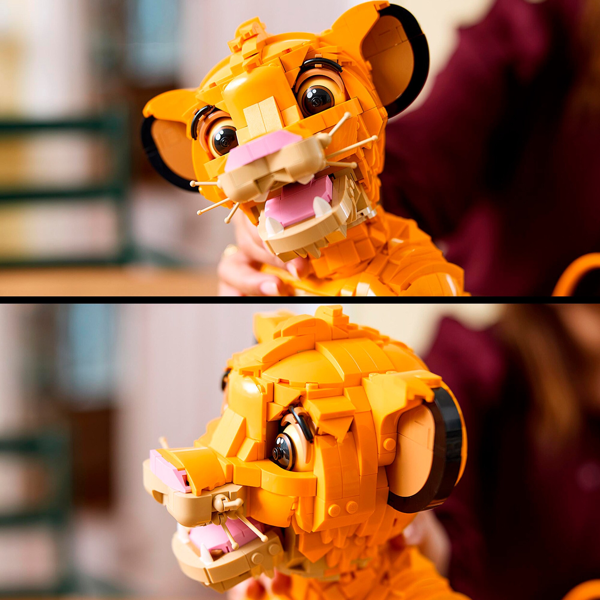 LEGO Konstruktionsspielzeug Disney Simba, Der junge König der Löwen