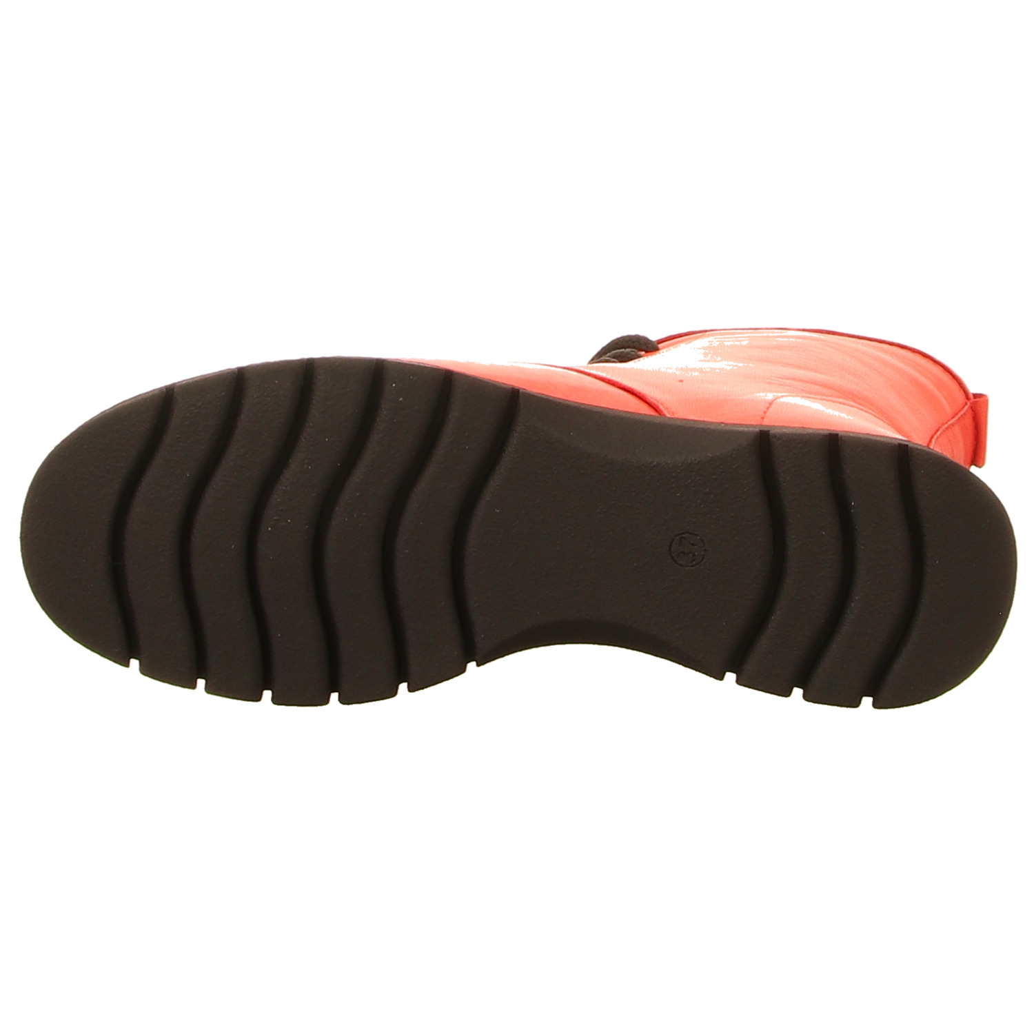 Pölking Schnür-Stiefelette rot