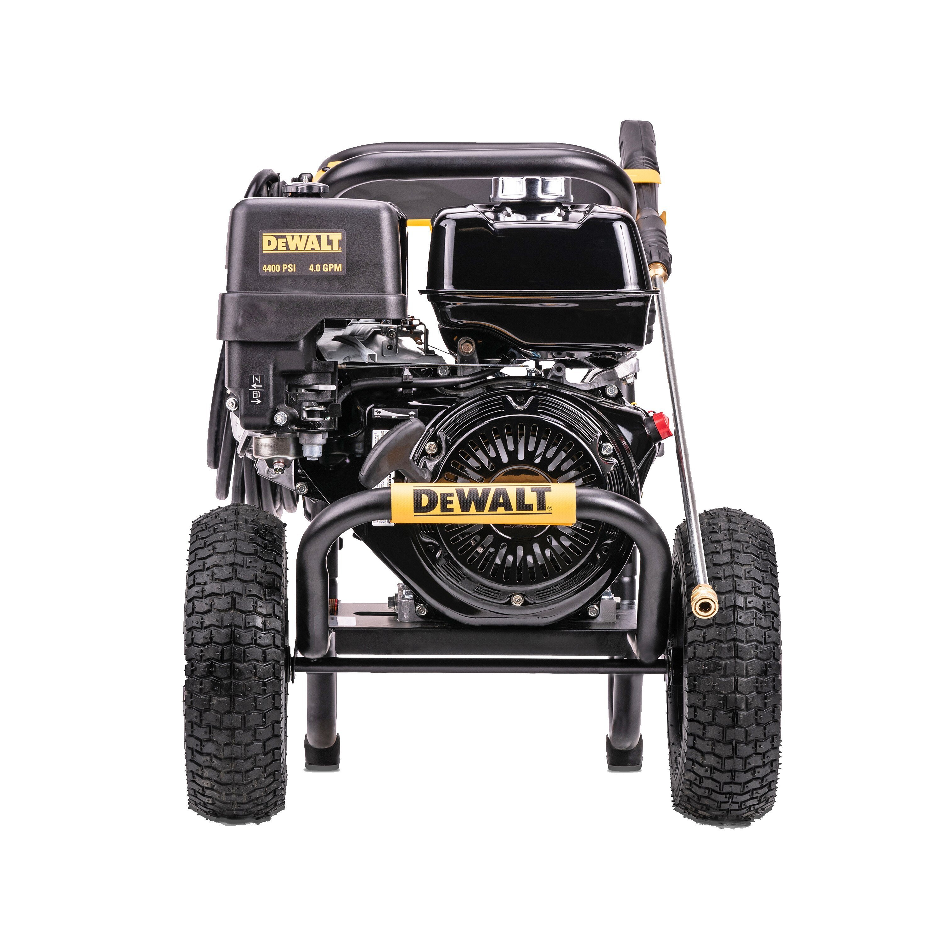 DEWALT DXPW4440 4400 PSI AT 4.0 GPM COLD WATER GAS PRESSURE WASHER POWERED BY HONDA WITH AAA TRIPLEX PUMP