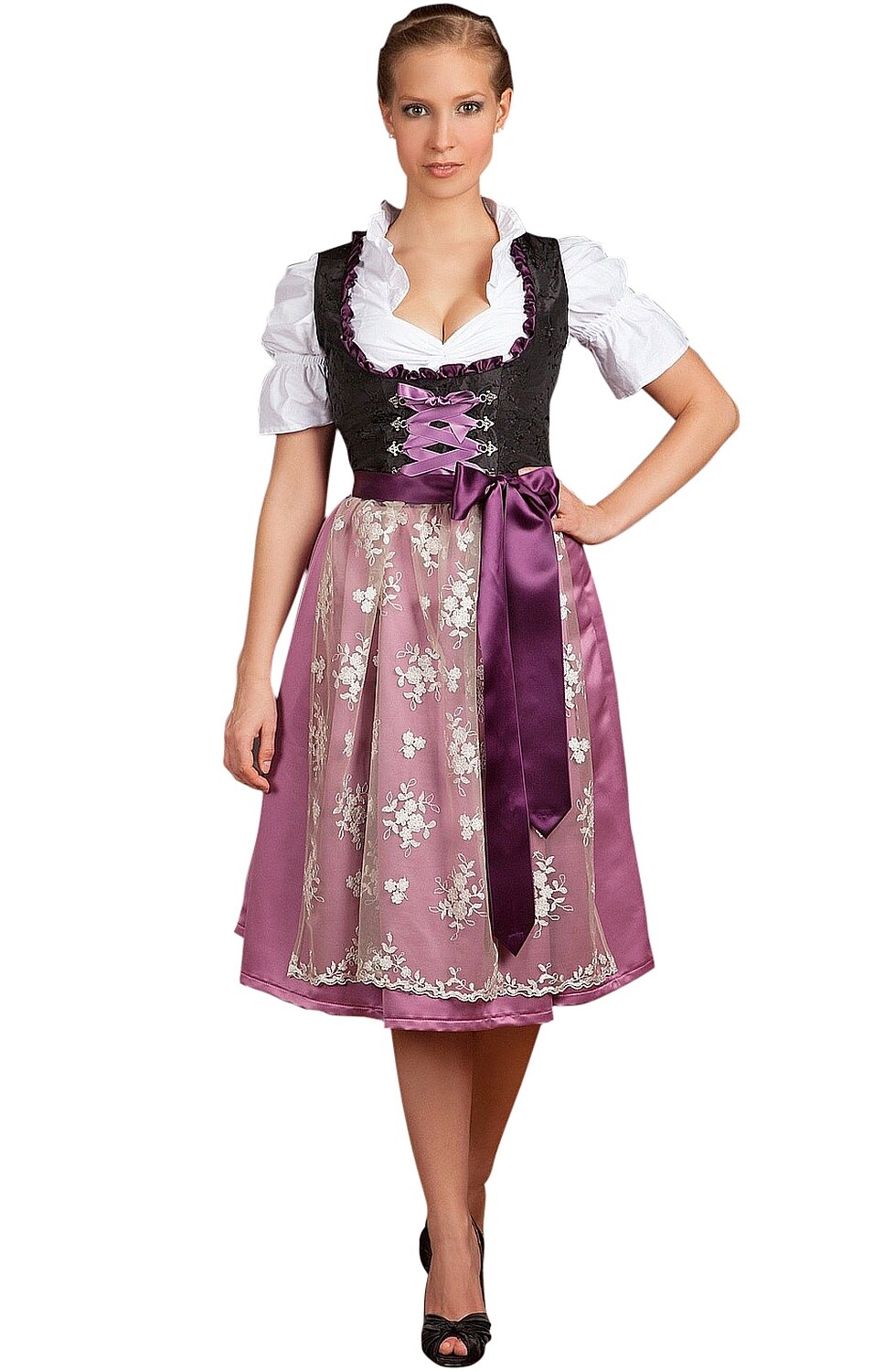 Midi Dirndl 2-teilig Alpentraum