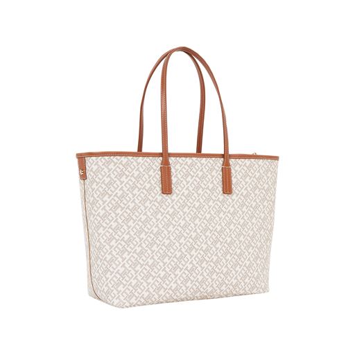 Tommy Hilfiger Monoplay Tote Taske, Safari Canvas