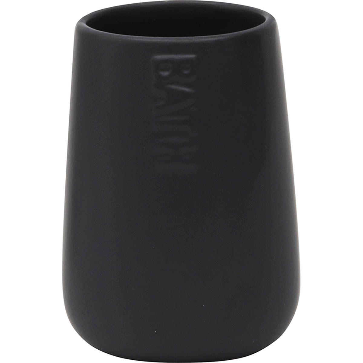 GOBELET DOLOMITE ROND BATH NOIR