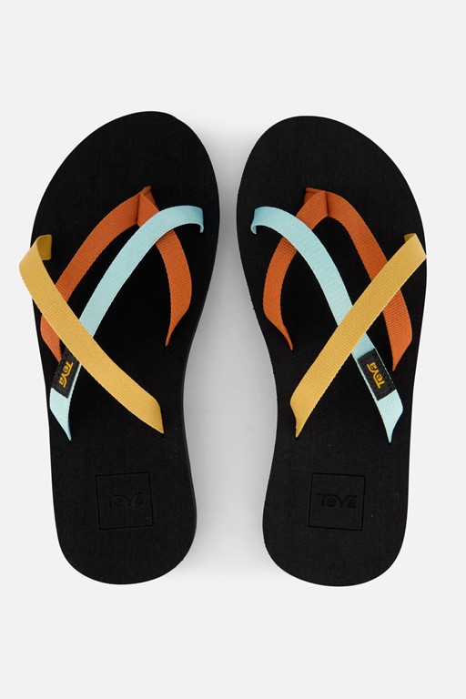 Teva Olowahu Slippers oranje Textiel