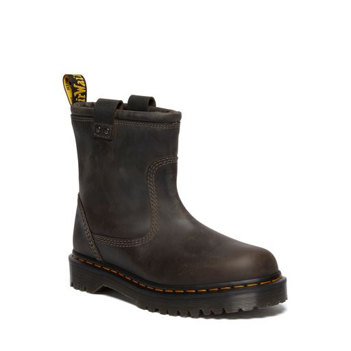 Dr. Martens Anistone Lo Biker Støvler, Charcoal Grey, 42