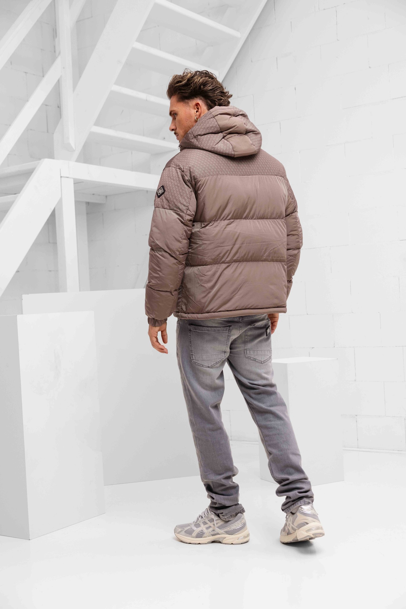 XPLCT Safe Winterjas Heren Beige