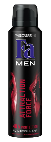 Fa Deo Spray For Men Attraction Force 150ml