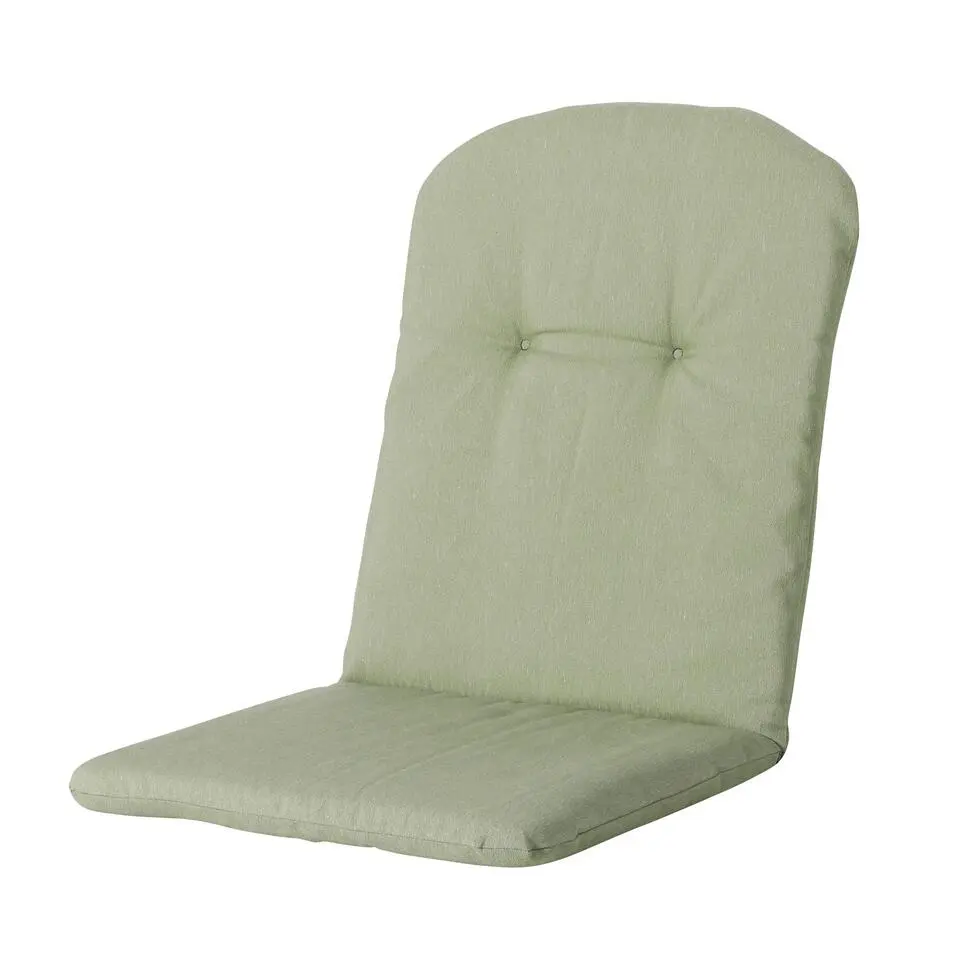Madison - Kuipstoelkussen Hoge Rug Panama sage - Ca. 96x45 cm - Set van 4