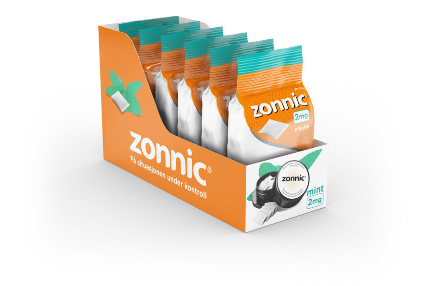 Zonnic munnpulver med mintsmak 2 mg