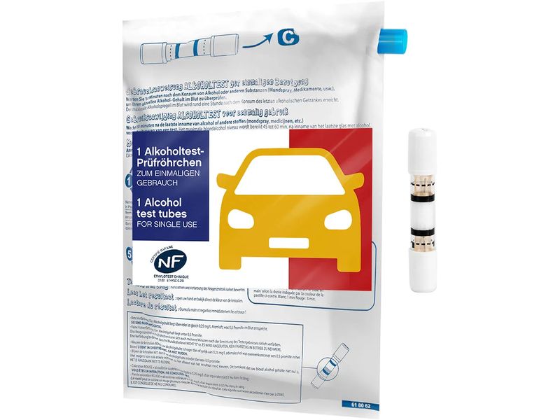 ACE Alkoholtester Einweg Einweg-Promilletester für sicheres Reisen