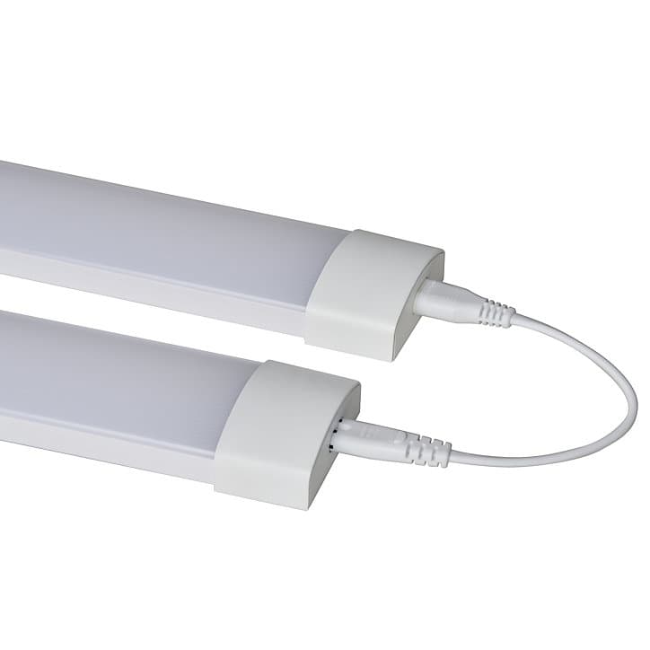 Réglette sous meuble Hartog LED intégrée blanc neutre IP20 1260lm 11W L.60xl.6,3xH.2,4cm blanc GoodHome