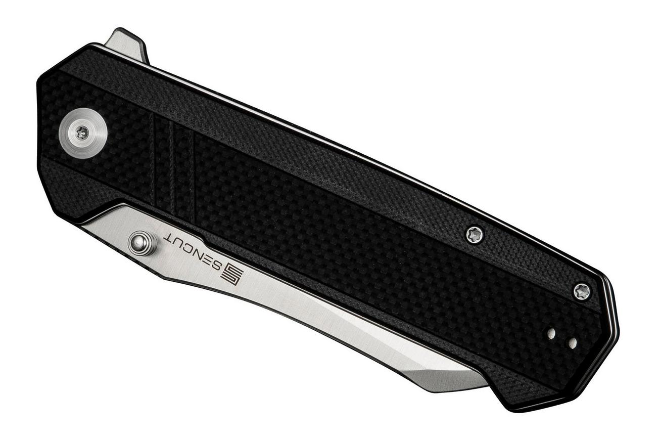 Sencut Draxor S24035-1 Satin 9Cr18MoV, Black G10, zakmes