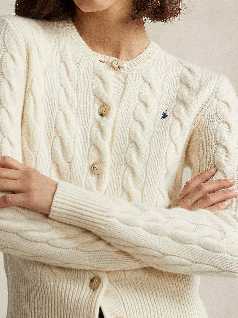 POLO RALPH LAUREN Cardigan Slim Fit beige